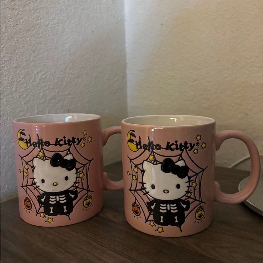 Hello Kitty Pink Halloween Mugs 2023 season